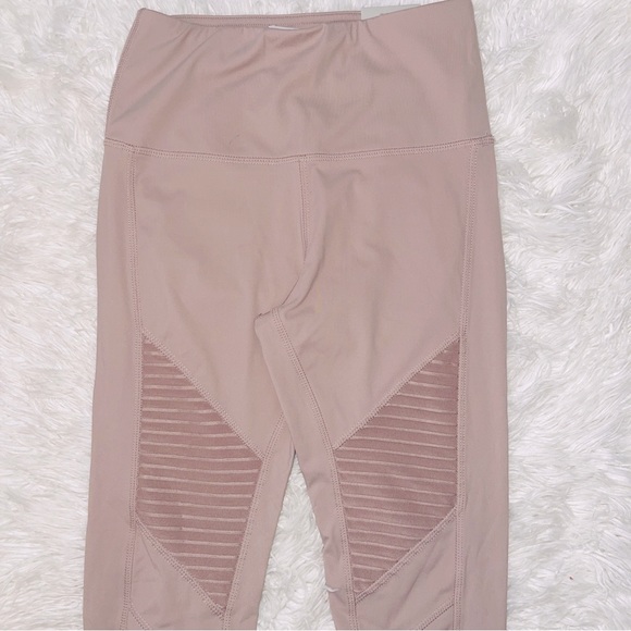 SOLD F21 Mauve Active High Rise Moto Leggings - Picture 4 of 10